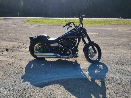 2011 Harley-Davidson Street Bob, чёрный, 920000 рублей, вид 1