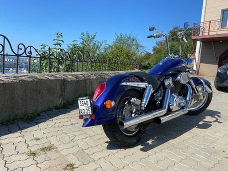 2003 Honda VTX 1800, синий, 690000 рублей, вид 1