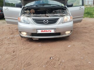 2001 Mazda MPV II (LW), серебристый, 170000 рублей, вид 1