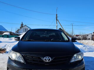2010 Toyota Corolla X (E140, E150) Рестайлинг, чёрный, 910000 рублей, вид 2