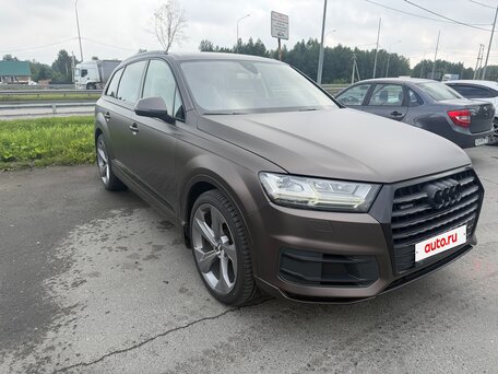 2016 Audi Q7 II (4M), коричневый, 3500000 рублей, вид 1