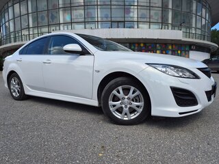 2012 Mazda 6 II (GH) Рестайлинг, белый, 1350000 рублей, вид 3