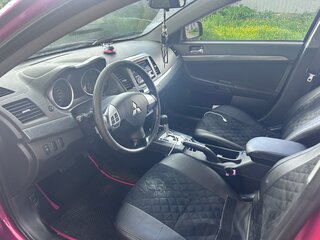 2008 Mitsubishi Lancer X, красный, 430000 рублей, вид 4
