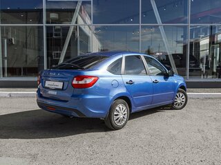 2018 Lada (ВАЗ) Granta I Рестайлинг, синий, 450000 рублей, вид 2
