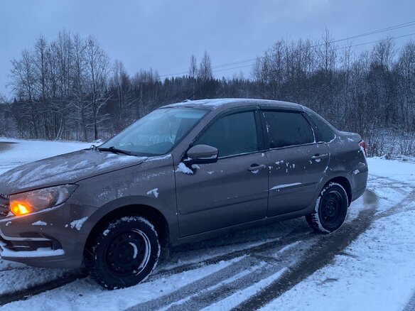 2018 Lada (ВАЗ) Granta I Рестайлинг, коричневый, 555000 рублей - вид 5