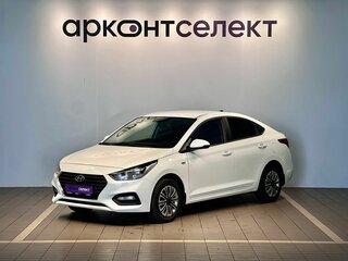 2017 Hyundai Solaris II, белый, 1122000 рублей, вид 1