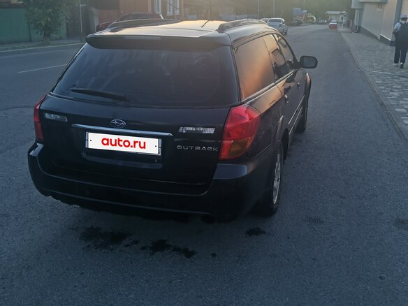 2004 Subaru Outback III, чёрный - вид 2
