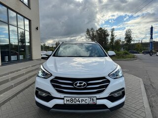 2017 Hyundai Santa Fe III Рестайлинг, белый, 2150000 рублей, вид 4