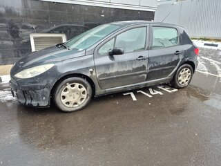 2007 Peugeot 307 I Рестайлинг, чёрный, 380000 рублей, вид 5