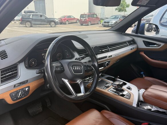 2016 Audi Q7 II (4M), синий, 4500000 рублей - вид 3