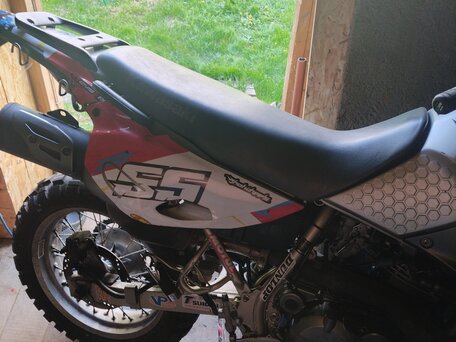2004 Kawasaki KLR 650, синий, 360000 рублей, вид 2