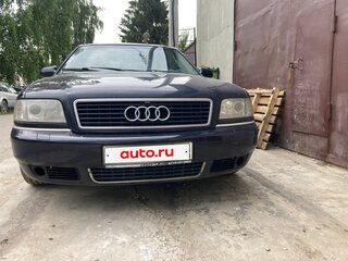 2001 Audi A8 I (D2) Рестайлинг, синий, 650000 рублей, вид 2