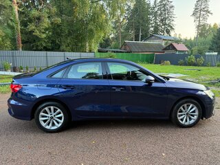 2021 Audi A3 35 TFSI IV (8Y), синий, 1600000 рублей, вид 4