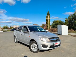 2014 Lada (ВАЗ) Granta I, серебристый, 410000 рублей, вид 4