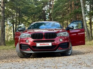 2017 BMW X6 30d II (F16), красный, 4000000 рублей, вид 4