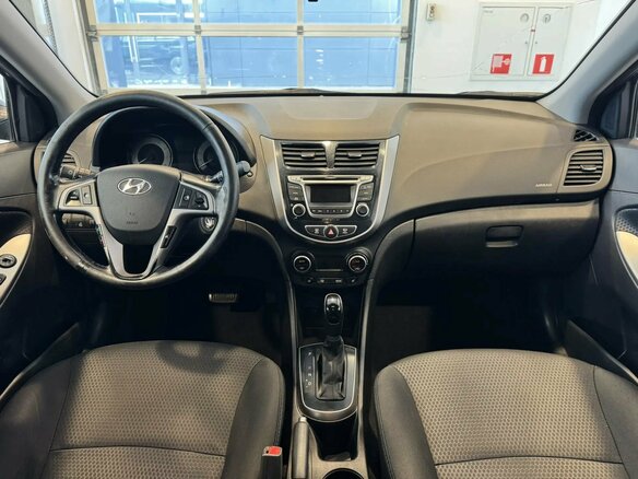 2016 Hyundai Solaris I Рестайлинг, коричневый, 849000 рублей - вид 16