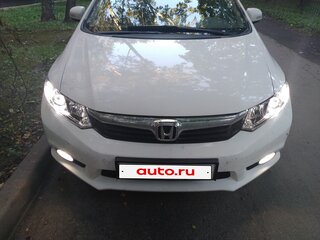 2012 Honda Civic IX, белый, 1000000 рублей, вид 2
