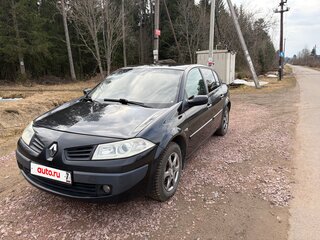 2007 Renault Megane II Рестайлинг, чёрный, 550000 рублей, вид 2