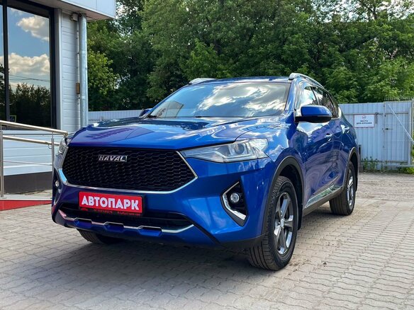 2019 Haval F7 I, синий - вид 3