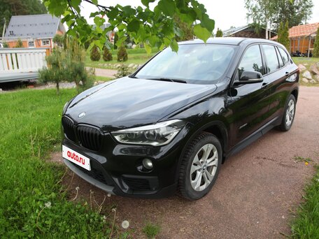 2015 BMW X1 20i xDrive II (F48), чёрный, 1900000 рублей, вид 1