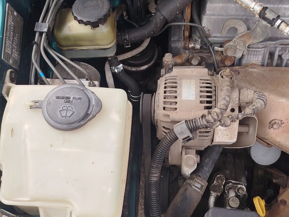 1996 Toyota Ipsum I (M10), серый - вид 27