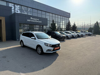 2020 Lada (ВАЗ) Vesta SW I, белый, 950000 рублей, вид 3