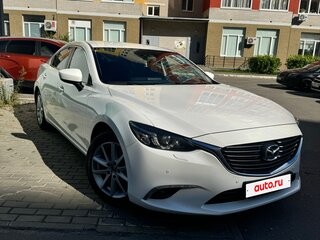 2017 Mazda 6 III (GJ) Рестайлинг, белый, 1950000 рублей, вид 3