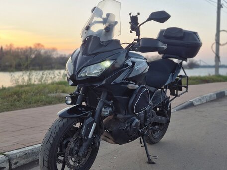 2015 Kawasaki Versys 650, чёрный, 640000 рублей, вид 2