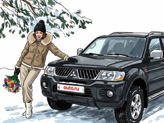 2005 Mitsubishi Pajero Sport I Рестайлинг, чёрный, 950000 рублей, вид 1