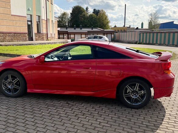 2002 Toyota Celica VII (T230) Рестайлинг, красный, 750000 рублей - вид 13