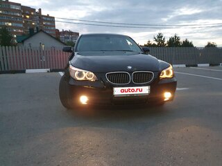 2004 BMW 5 серии 520i V (E60/E61), чёрный, 1200000 рублей, вид 3