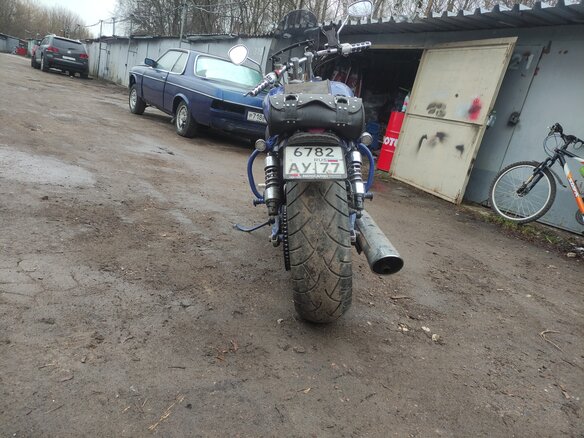 1997 Honda NV 750, синий, 270000 рублей - вид 2