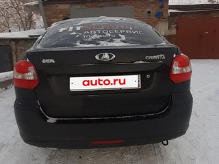 2016 Lada (ВАЗ) Granta I, чёрный, 450000 рублей, вид 2