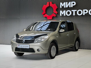 2012 Renault Sandero I, бежевый, 580000 рублей, вид 1