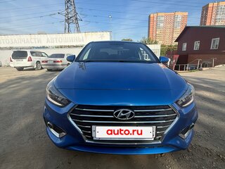 2017 Hyundai Solaris II, синий, 1250000 рублей, вид 1