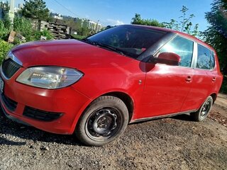 2012 Skoda Fabia II Рестайлинг, красный, 360000 рублей, вид 1