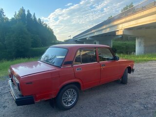 1990 Lada (ВАЗ) 2107, красный, 85000 рублей, вид 5