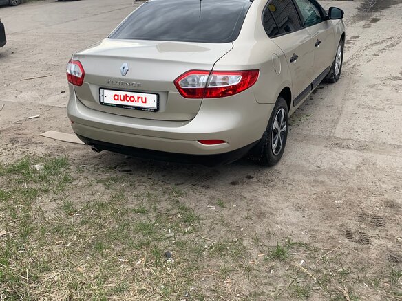2012 Renault Fluence I, бежевый - вид 3
