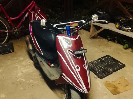 2008 Yamaha Jog, синий, 70000 рублей, вид 3