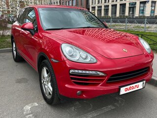 2013 Porsche Cayenne Diesel II (958), красный, 3000000 рублей, вид 4