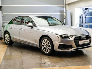 2020 Audi A4 35 TFSI V (B9) Рестайлинг, серебристый, 3300000 рублей, вид 3