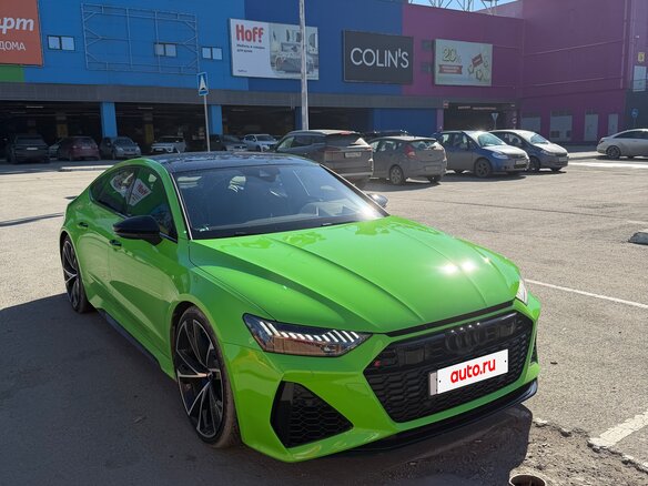 2021 Audi RS 7 II (4K), зелёный, 13490000 рублей - вид 8