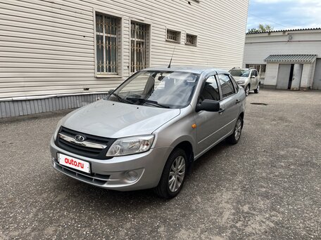 2013 Lada (ВАЗ) Granta I, серебристый, 350000 рублей, вид 1
