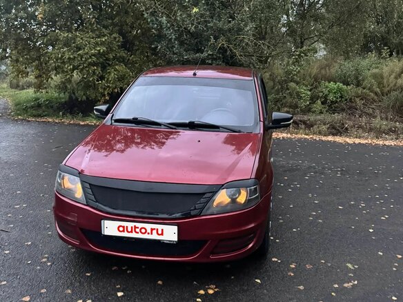 2010 Renault Logan I Рестайлинг, красный, 500000 рублей - вид 3