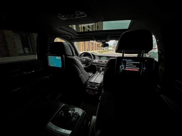2014 BMW 7 серии Long 750Li xDrive V (F01/F02/F04) Рестайлинг, чёрный, 1650000 рублей - вид 24