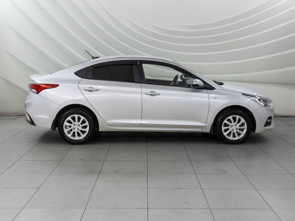 2017 Hyundai Solaris II, серебристый - вид 7