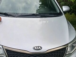 2017 Kia Rio III Рестайлинг, серый, 895000 рублей, вид 3