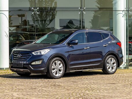2013 Hyundai Santa Fe III, синий, 1435000 рублей, вид 1