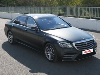 2019 Mercedes-Benz S-Класс 560 Long VI (W222, C217) Рестайлинг, чёрный, 4490000 рублей, вид 3