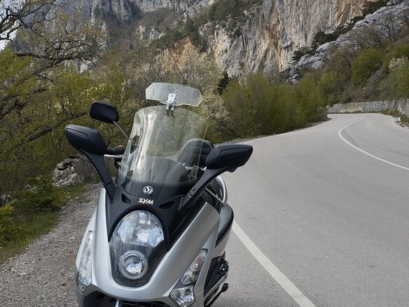 2007 Sym GTS 250, серебристый, 130000 рублей - вид 1